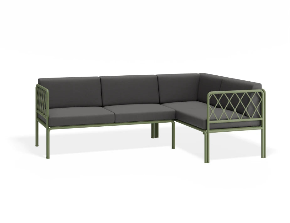 Seville Config B Corner Sofa - Eucalyptus Green - Outdoor