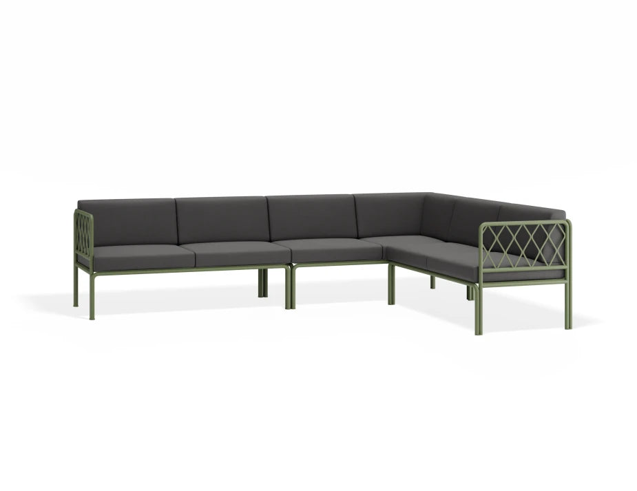 Seville Config D Corner Sofa - Eucalyptus Green - Outdoor
