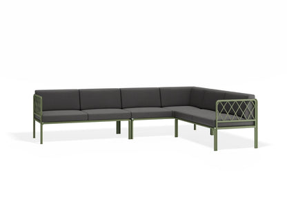 Seville Config D Corner Sofa - Eucalyptus Green - Outdoor
