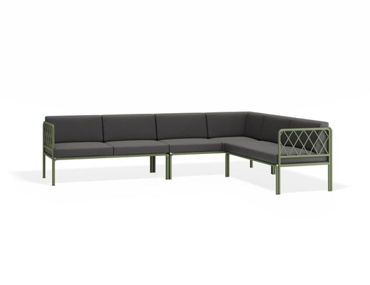 Seville Config D Corner Sofa - Eucalyptus Green - Outdoor