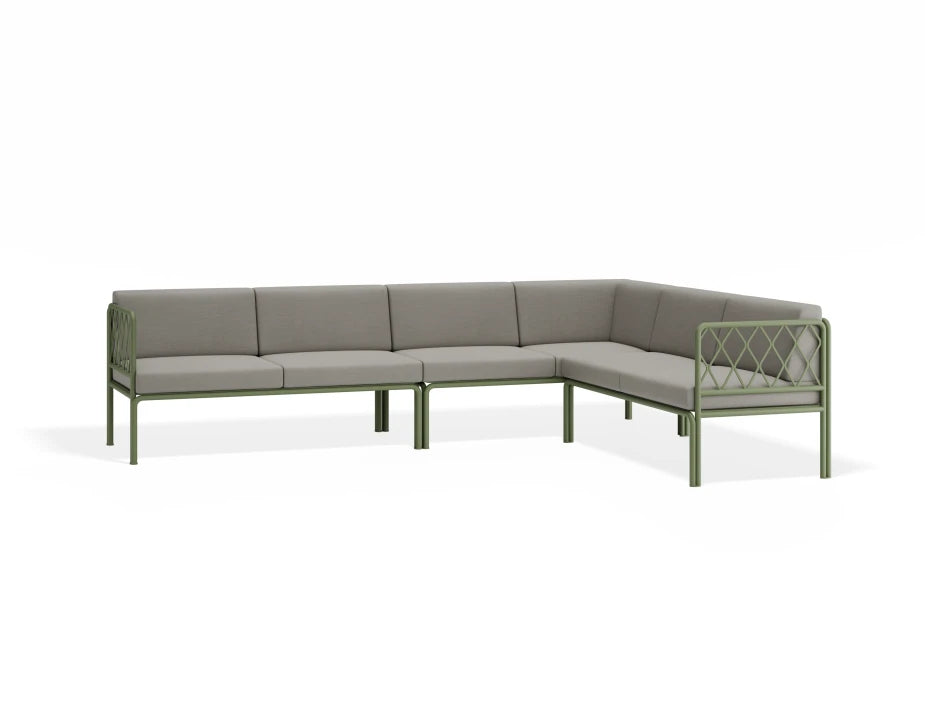 Seville Config D Corner Sofa - Eucalyptus Green - Outdoor