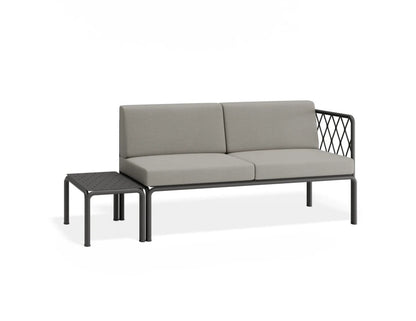 Seville Config F - 2 Seater Sofa - Charcoal - Outdoor