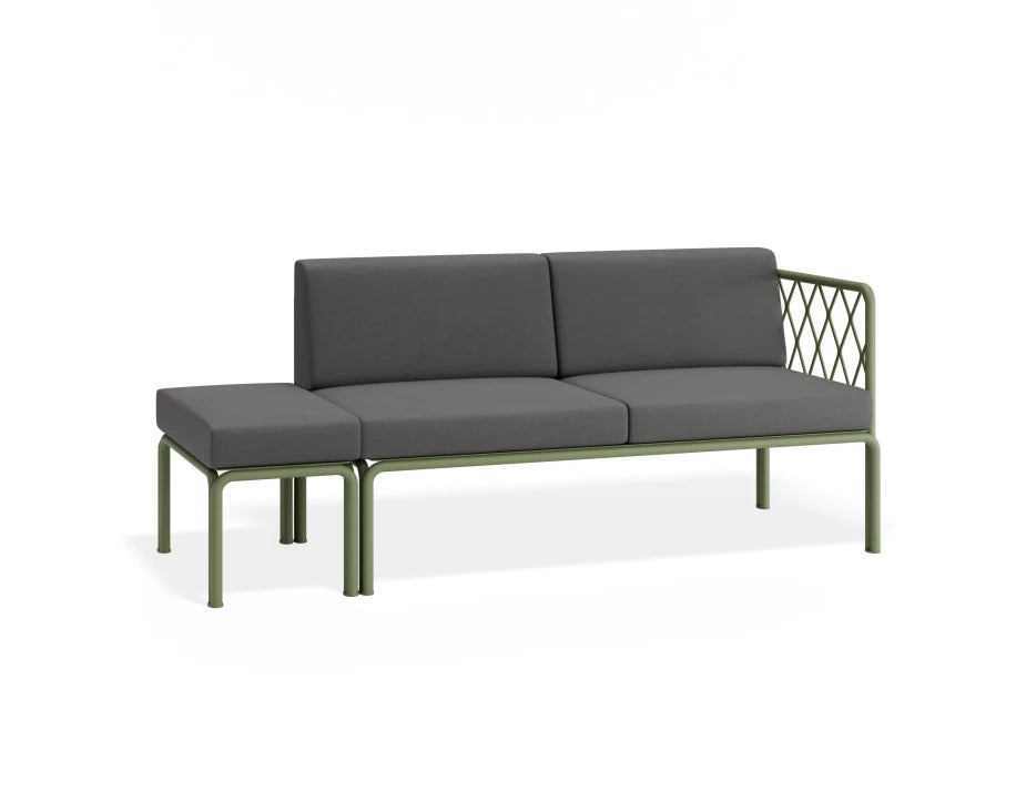 Seville Config F - 2 Seater Sofa - Eucalyptus Green - Outdoor