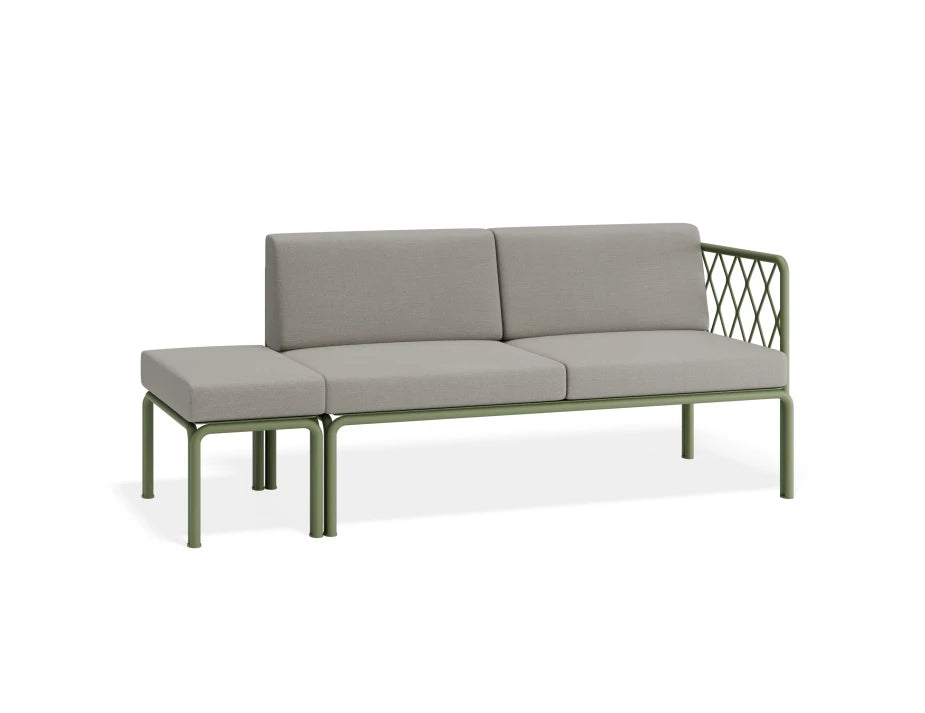 Seville Config F - 2 Seater Sofa - Eucalyptus Green - Outdoor