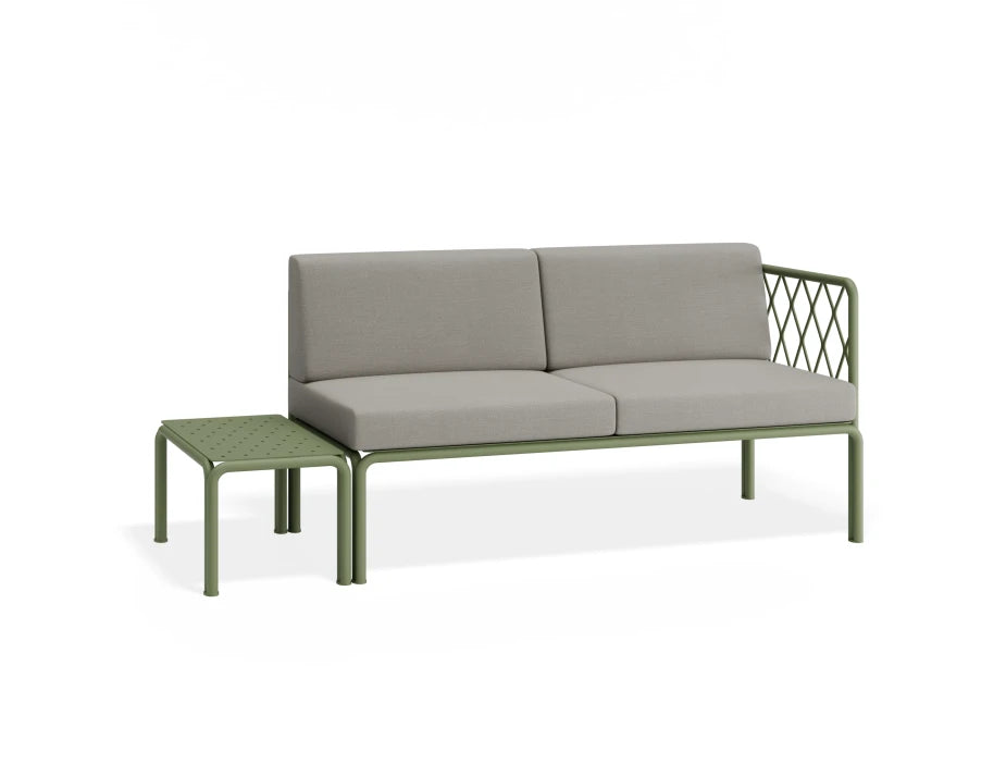 Seville Config F - 2 Seater Sofa - Eucalyptus Green - Outdoor