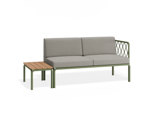 Seville Config F - 2 Seater Sofa - Eucalyptus Green - Outdoor