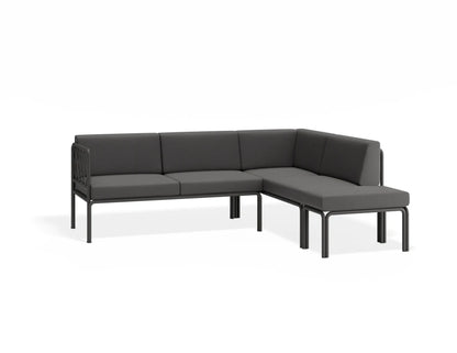 Seville Config G Corner Sofa - Charcoal - Outdoor