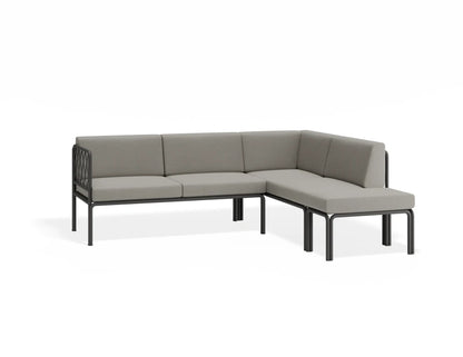 Seville Config G Corner Sofa - Charcoal - Outdoor
