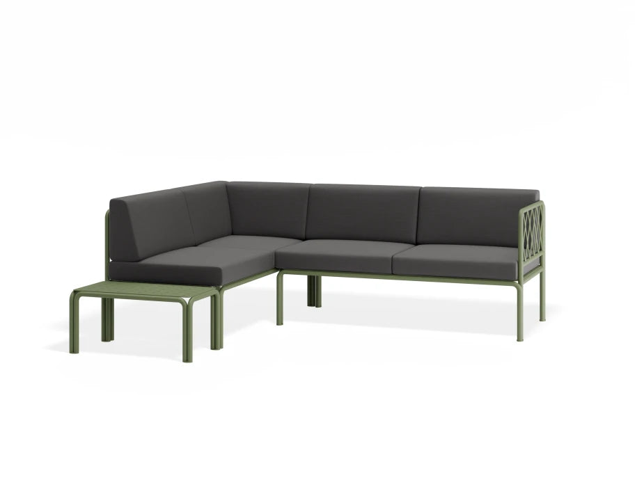 Seville Config H Corner Sofa - Eucalyptus Green - Outdoor