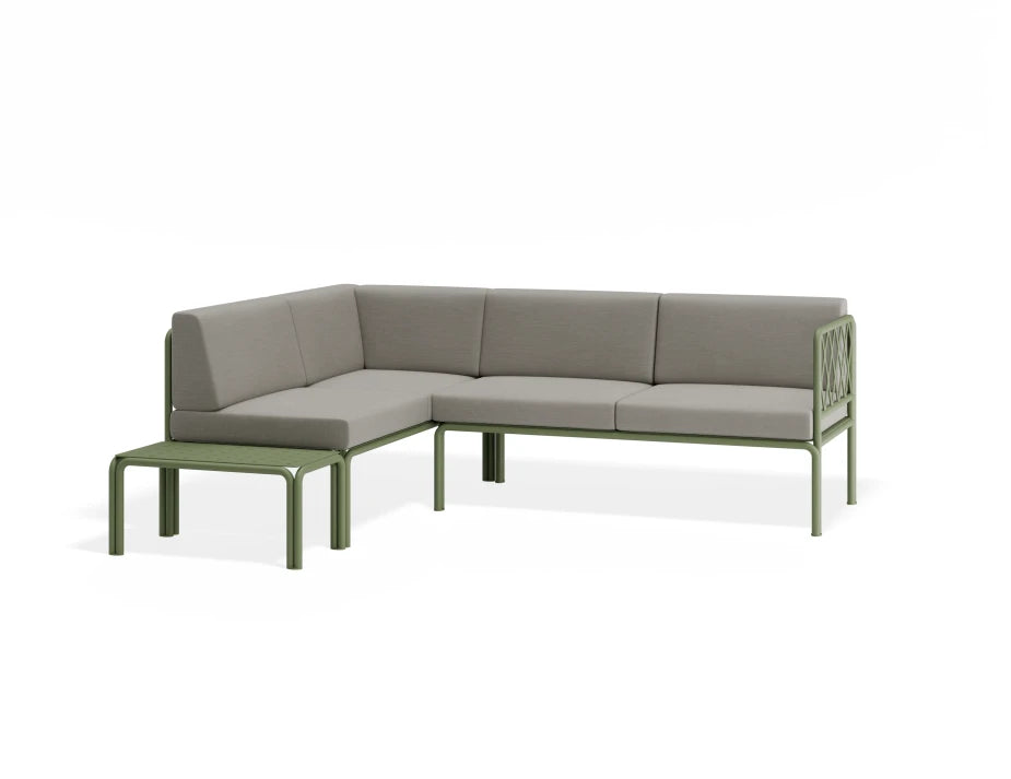 Seville Config H Corner Sofa - Eucalyptus Green - Outdoor