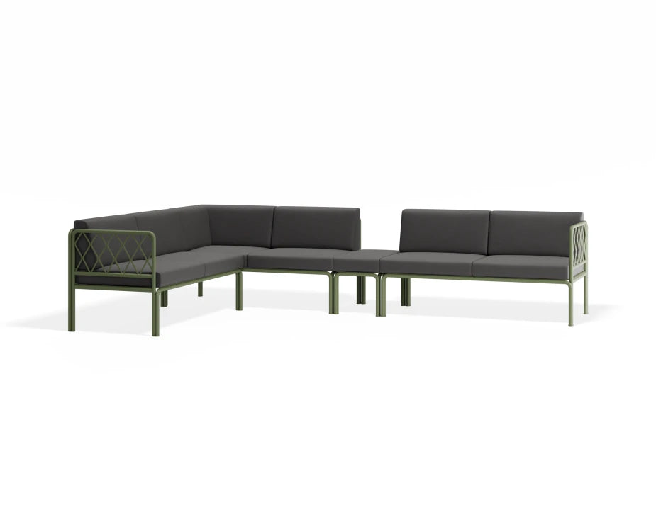 Seville Config I Corner Sofa - Eucalyptus Green - Outdoor