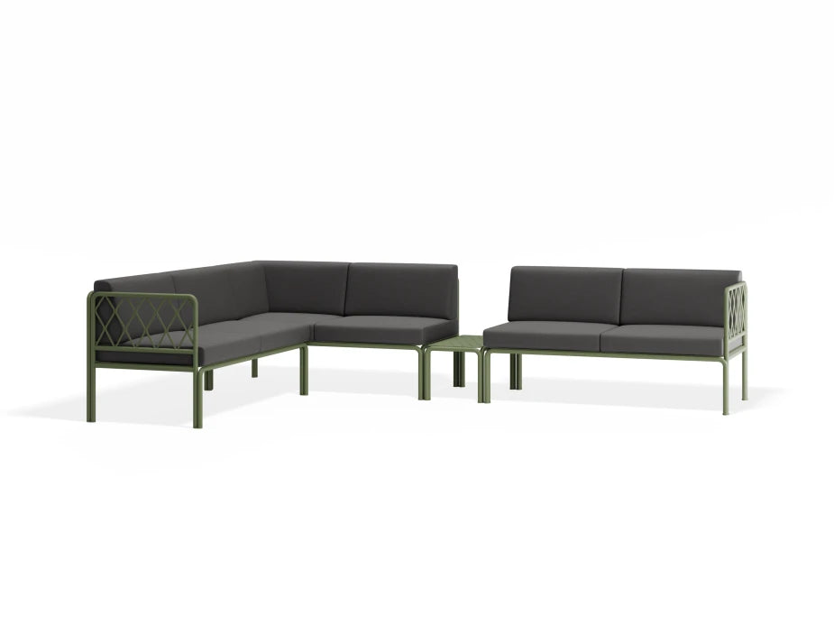 Seville Config I Corner Sofa - Eucalyptus Green - Outdoor