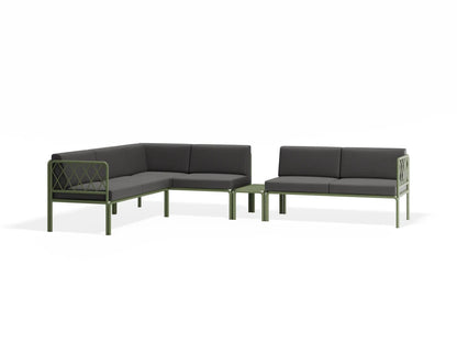 Seville Config I Corner Sofa - Eucalyptus Green - Outdoor