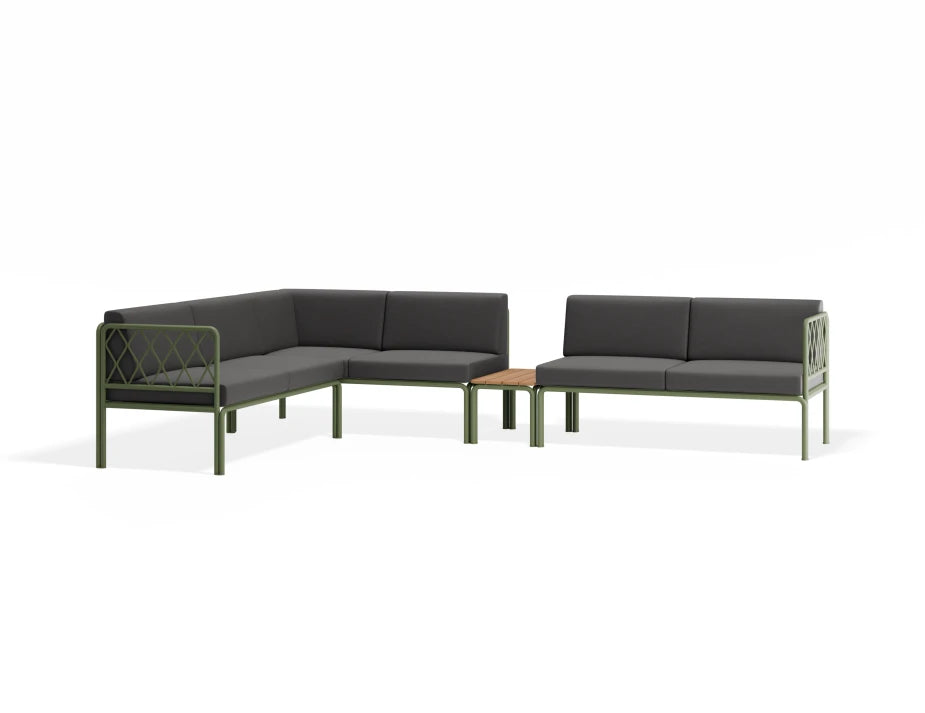 Seville Config I Corner Sofa - Eucalyptus Green - Outdoor
