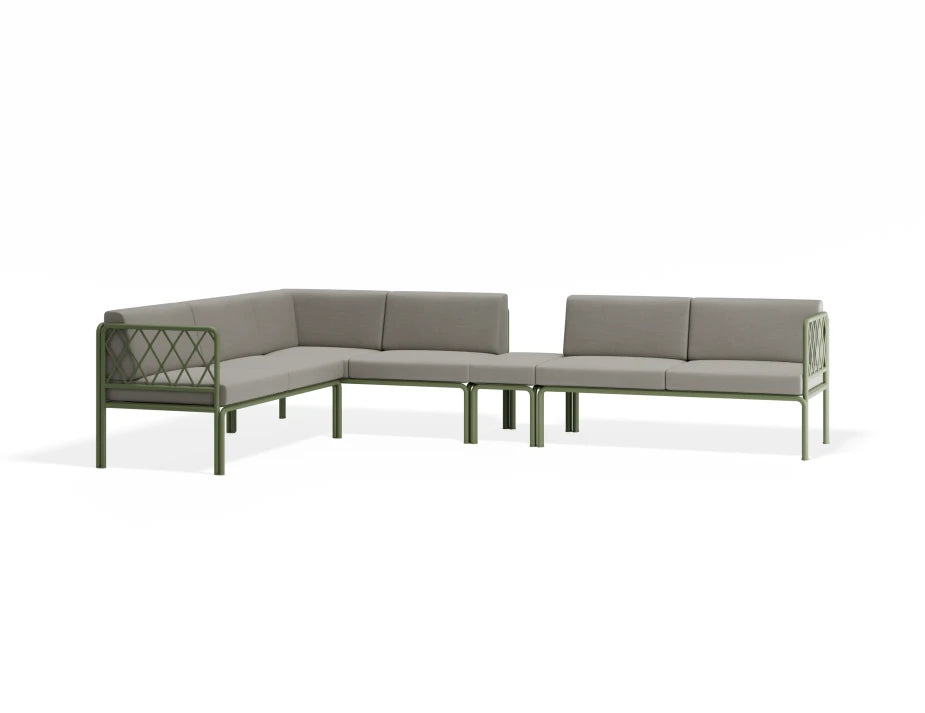 Seville Config I Corner Sofa - Eucalyptus Green - Outdoor