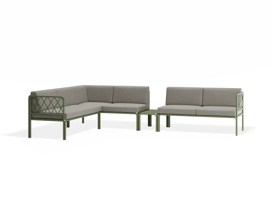 Seville Config I Corner Sofa - Eucalyptus Green - Outdoor