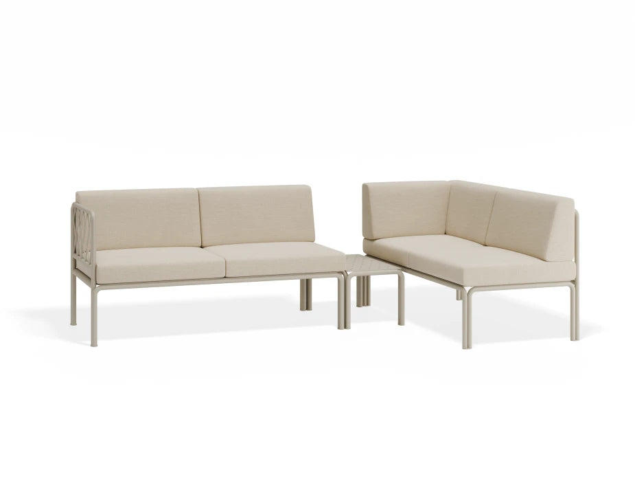 Seville Config G Corner Sofa - Latte - Outdoor