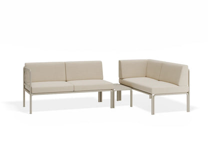 Seville Config G Corner Sofa - Latte - Outdoor