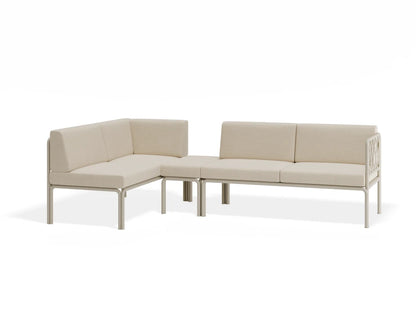 Seville Config H Corner Sofa - Latte - Outdoor