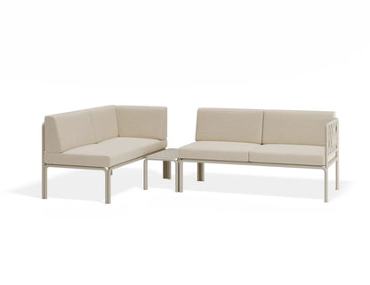 Seville Config H Corner Sofa - Latte - Outdoor