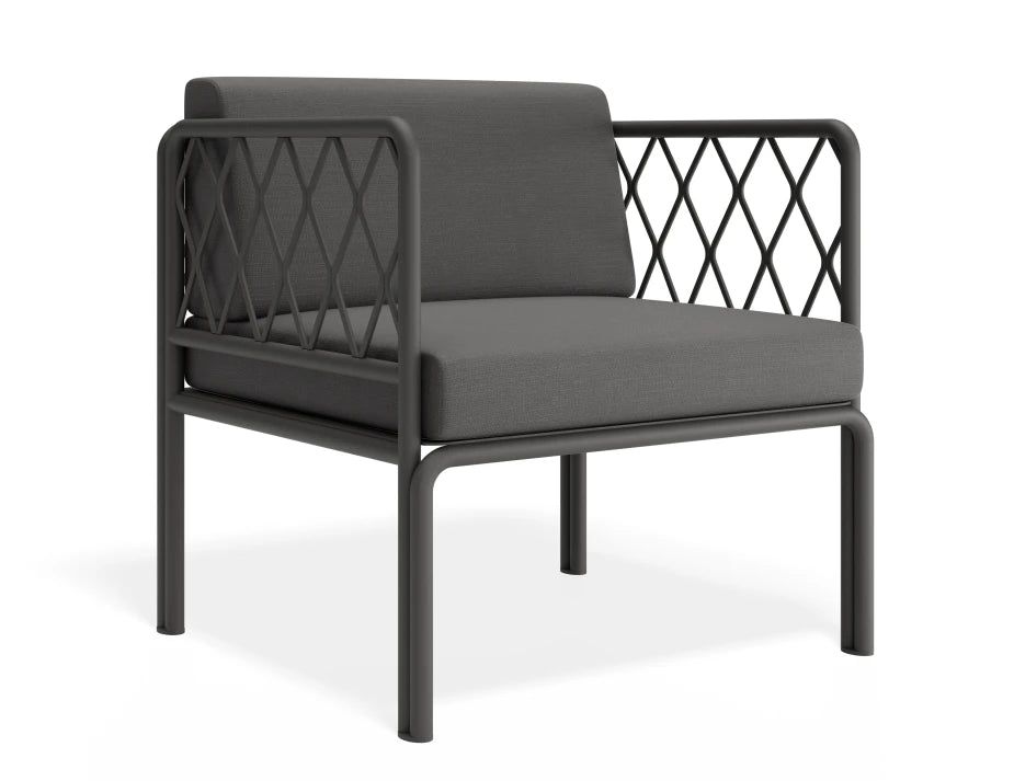 Seville Lounge Chair - Charcoal - Outdoor