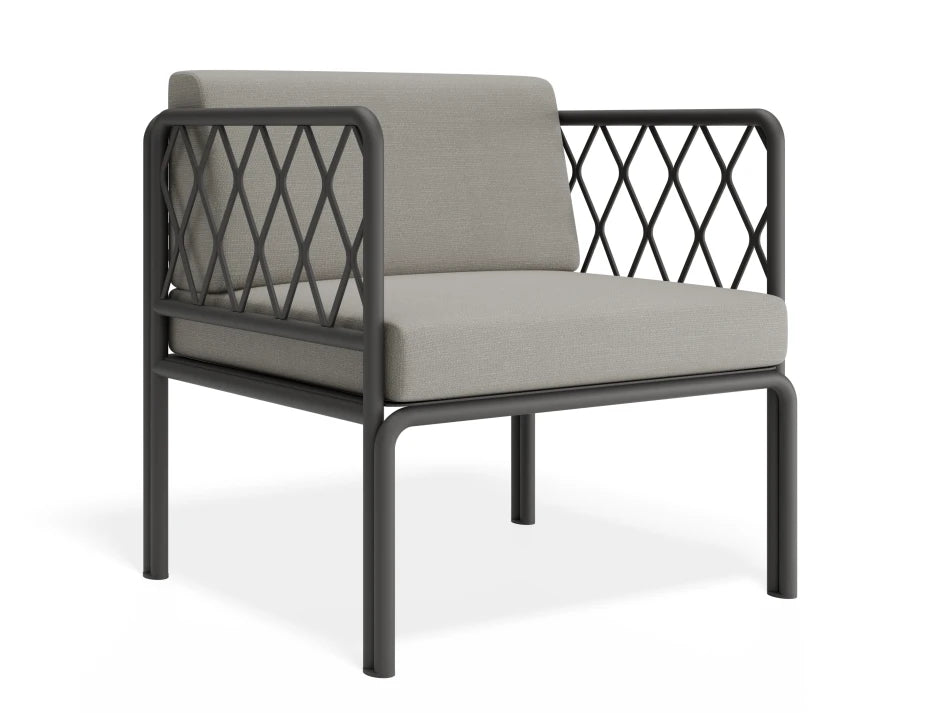 Seville Lounge Chair - Charcoal - Outdoor