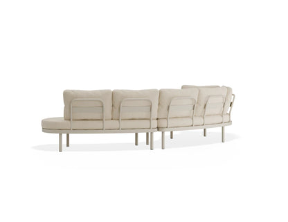 Aluna Sofa Right End Open - Latte - Outdoor