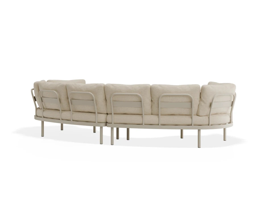 Aluna Sofa Return Ends - Latte - Outdoor