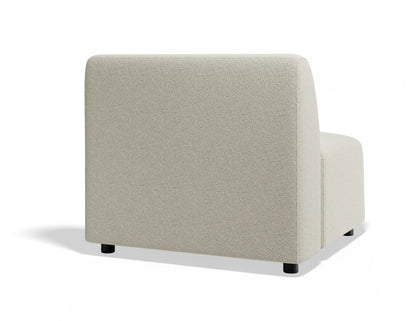Atticus Modular Sofa Section - Armless - Ivory Cream