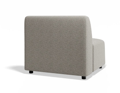 Atticus Modular Sofa Section - Armless - Oyster Grey