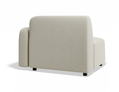 Atticus Modular Sofa Section - Right Arm - Ivory Cream