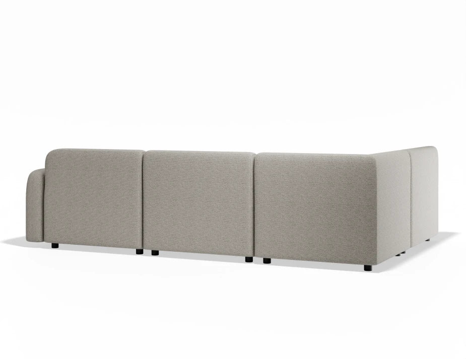 Atticus Modular Sofa - Config A or B Chaise Return - Oyster Grey