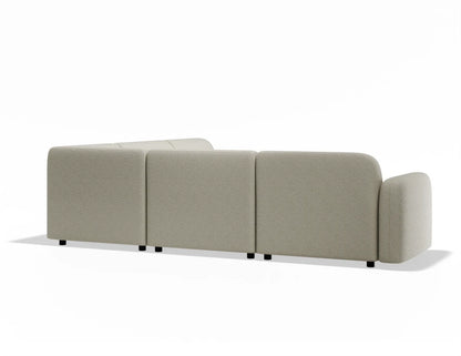 Atticus Modular Sofa - Config C Corner - Ivory Cream