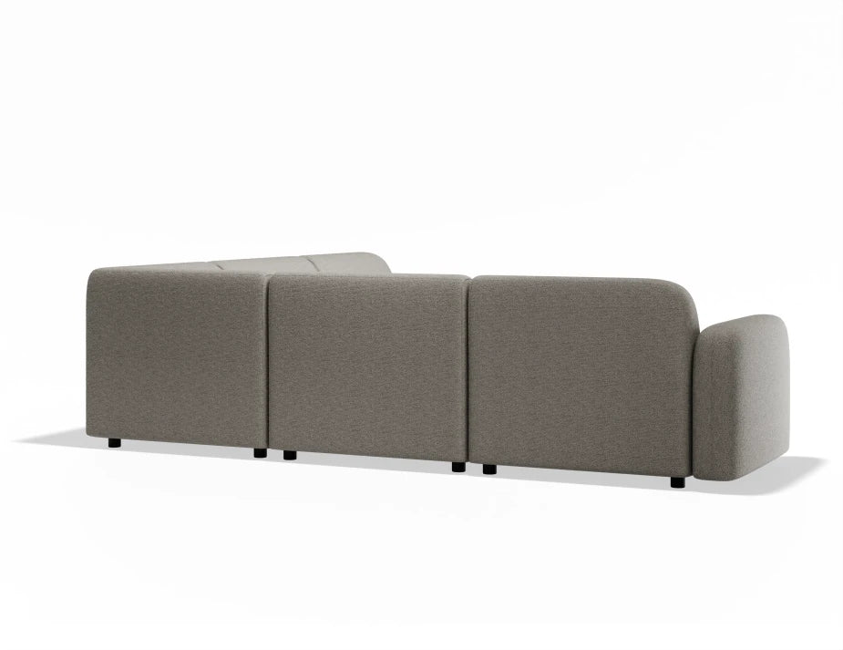 Atticus Modular Sofa - Config C Corner - Oyster Grey