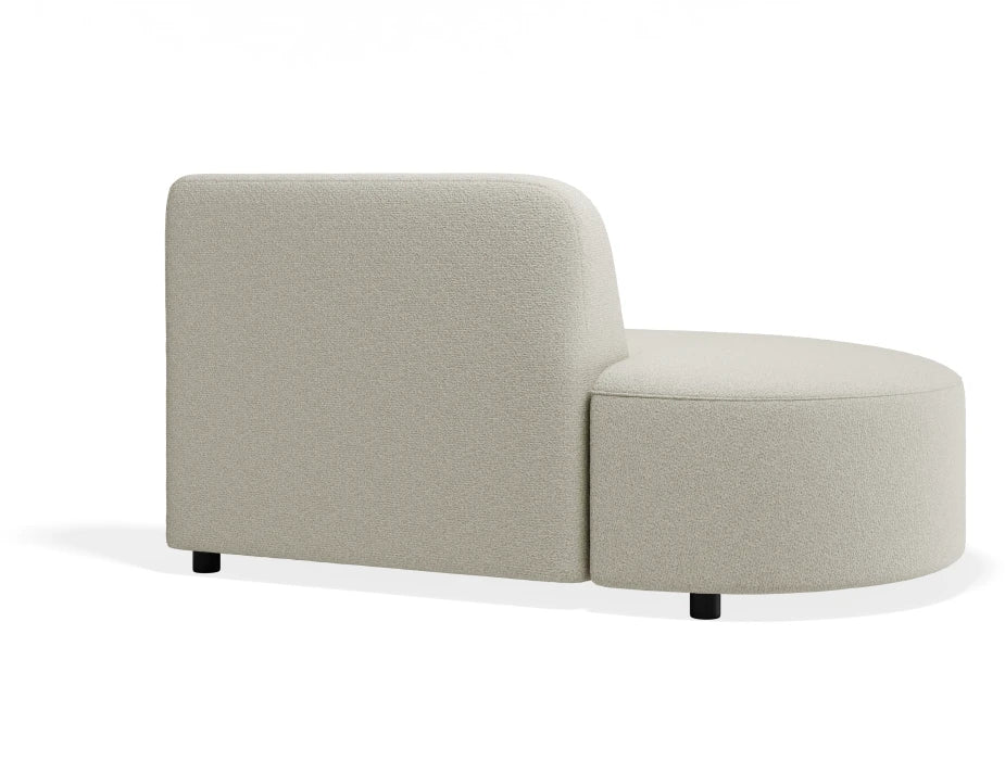 Atticus Modular Sofa Section - Left Open End - Ivory Cream