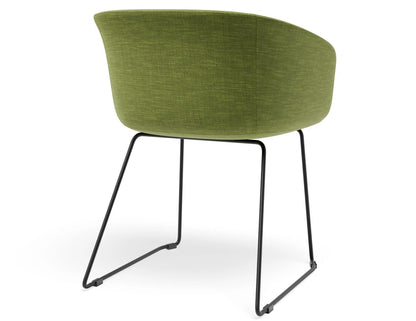 Lonsdale Armchair - Sled - Green Linen Fabric