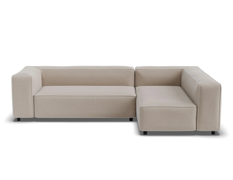 Nolia Modular Sofa - 3 Seater with Chaise - Beige