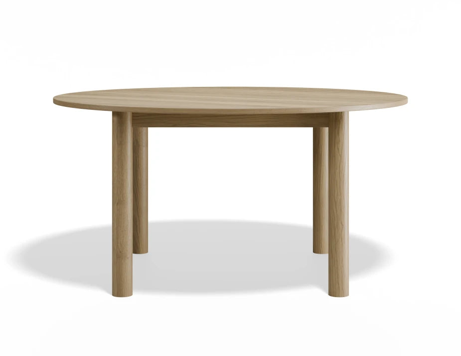 Nordica Round Dining Table - Solid Oak - 150cm