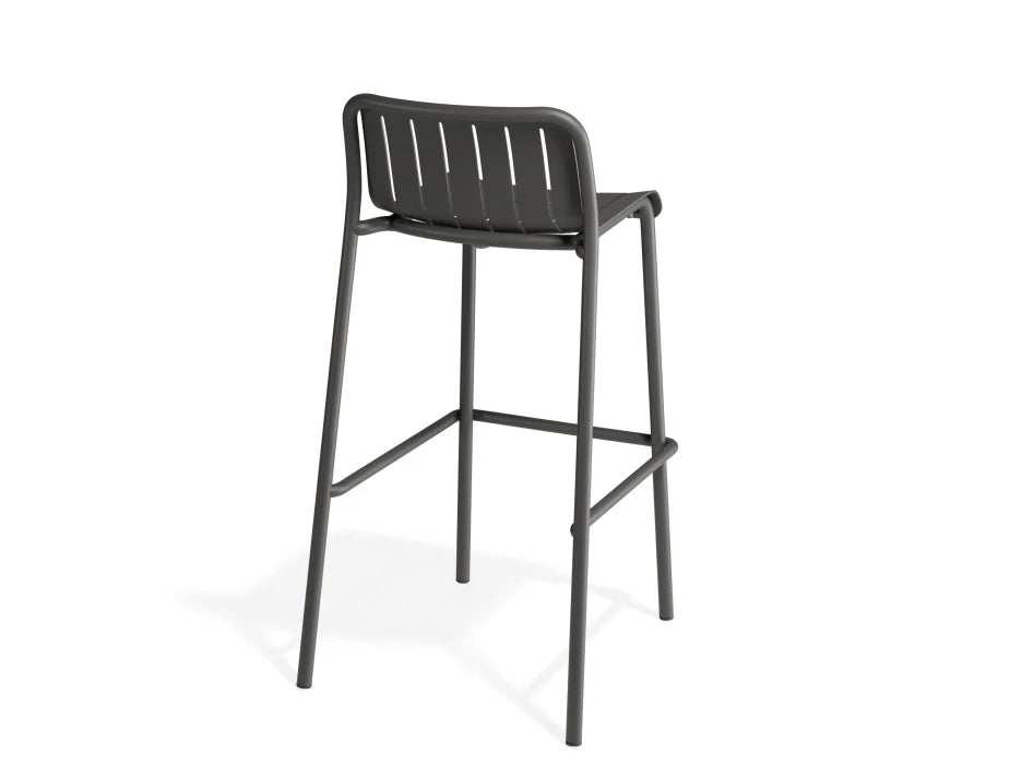 Roku Bar Stool - Outdoor - Charcoal
