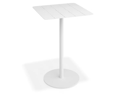 Roku High Bar Table - Outdoor - White