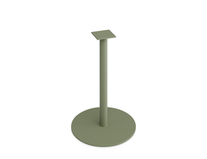 Roku Cafe Table Base & Pole 71cm - Outdoor - Eucalyptus Green