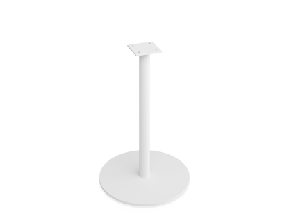 Roku Cafe Table Base & Pole 71cm - Outdoor - White