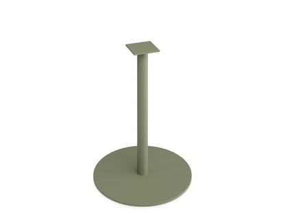 Roku Cafe Table Base & Pole 71cm - Outdoor - Eucalyptus Green