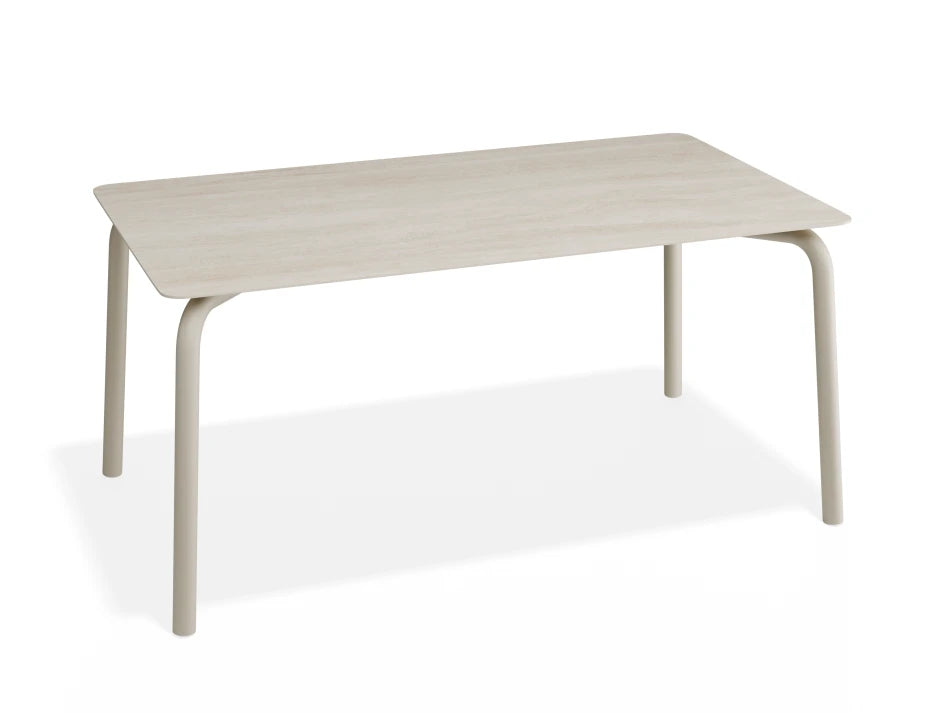 Roku Dining Table 160cm - Outdoor - Latte - Dune Ceramic