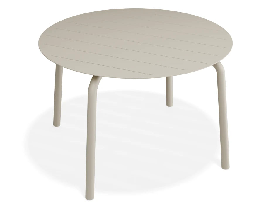Roku Round Dining Table 120cm - Outdoor - Latte