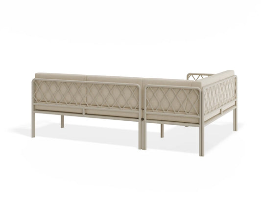 Seville Config A Corner Sofa - Latte - Outdoor