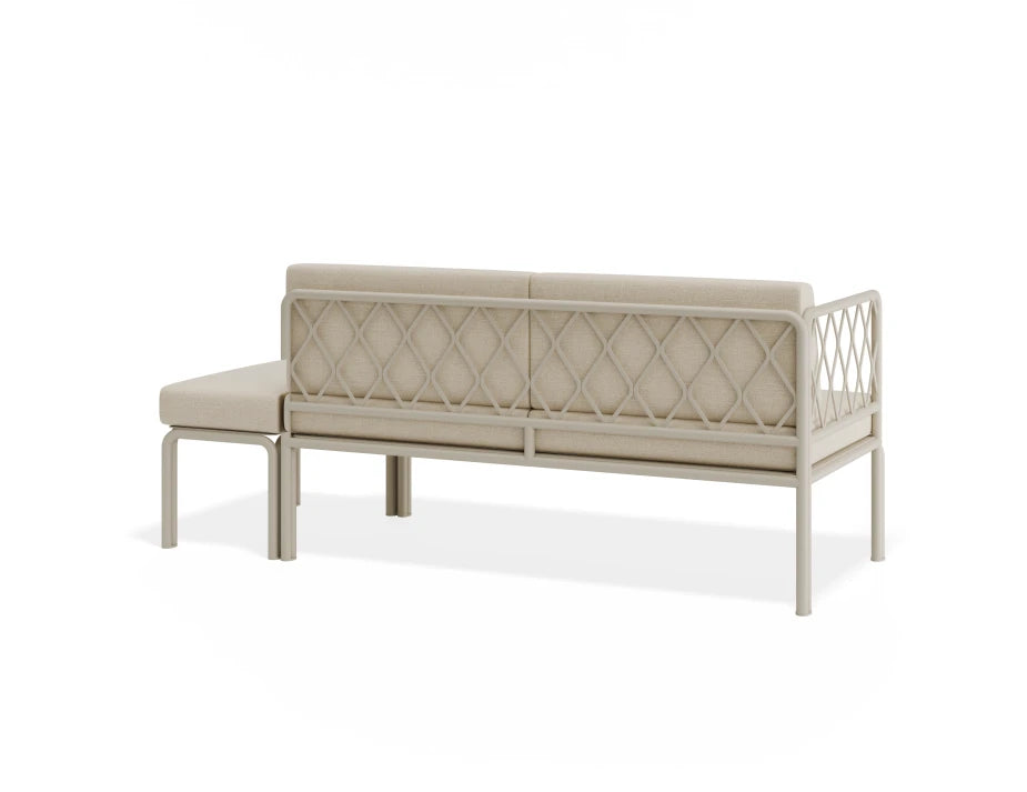 Seville Config E - 2 Seater Sofa - Latte - Outdoor