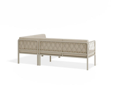 Seville Config G Corner Sofa - Latte - Outdoor