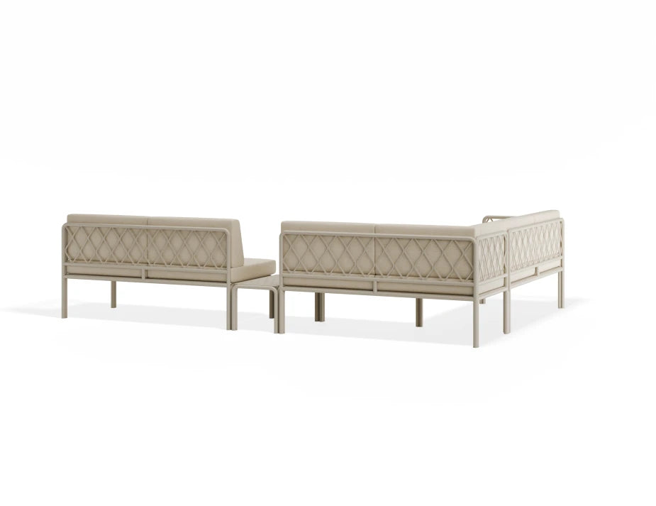 Seville Config I Corner Sofa - Latte - Outdoor