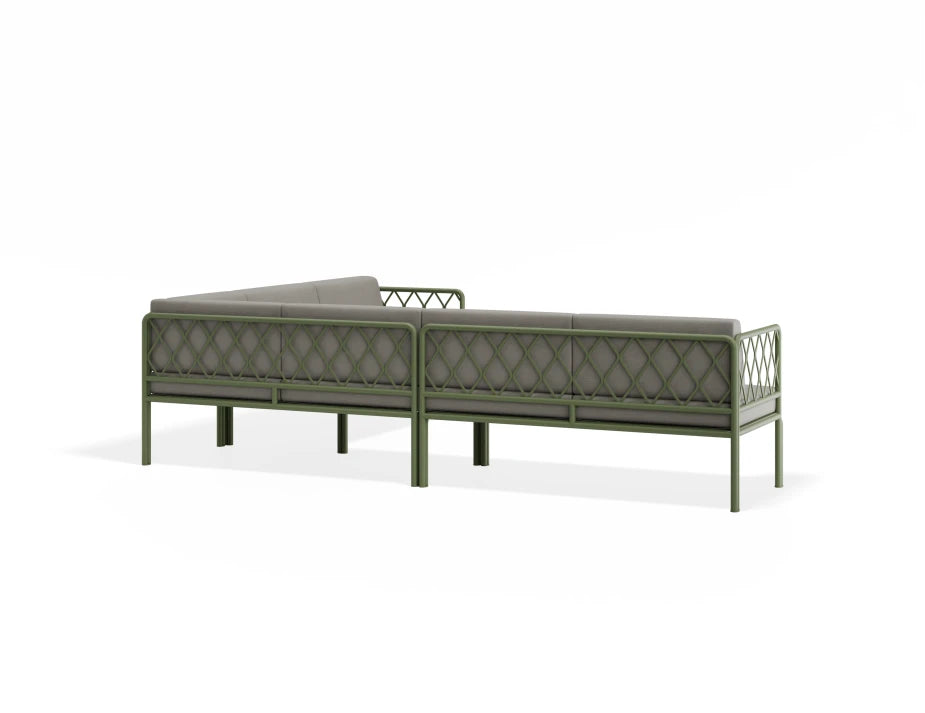 Seville Config D Corner Sofa - Eucalyptus Green - Outdoor